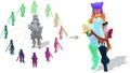 GeoSAM2: Unleashing the Power of SAM2 for 3D Part Segmentation